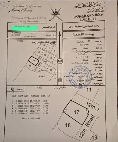 Residential Land For Sale in Al Masn'a, Al Batinah