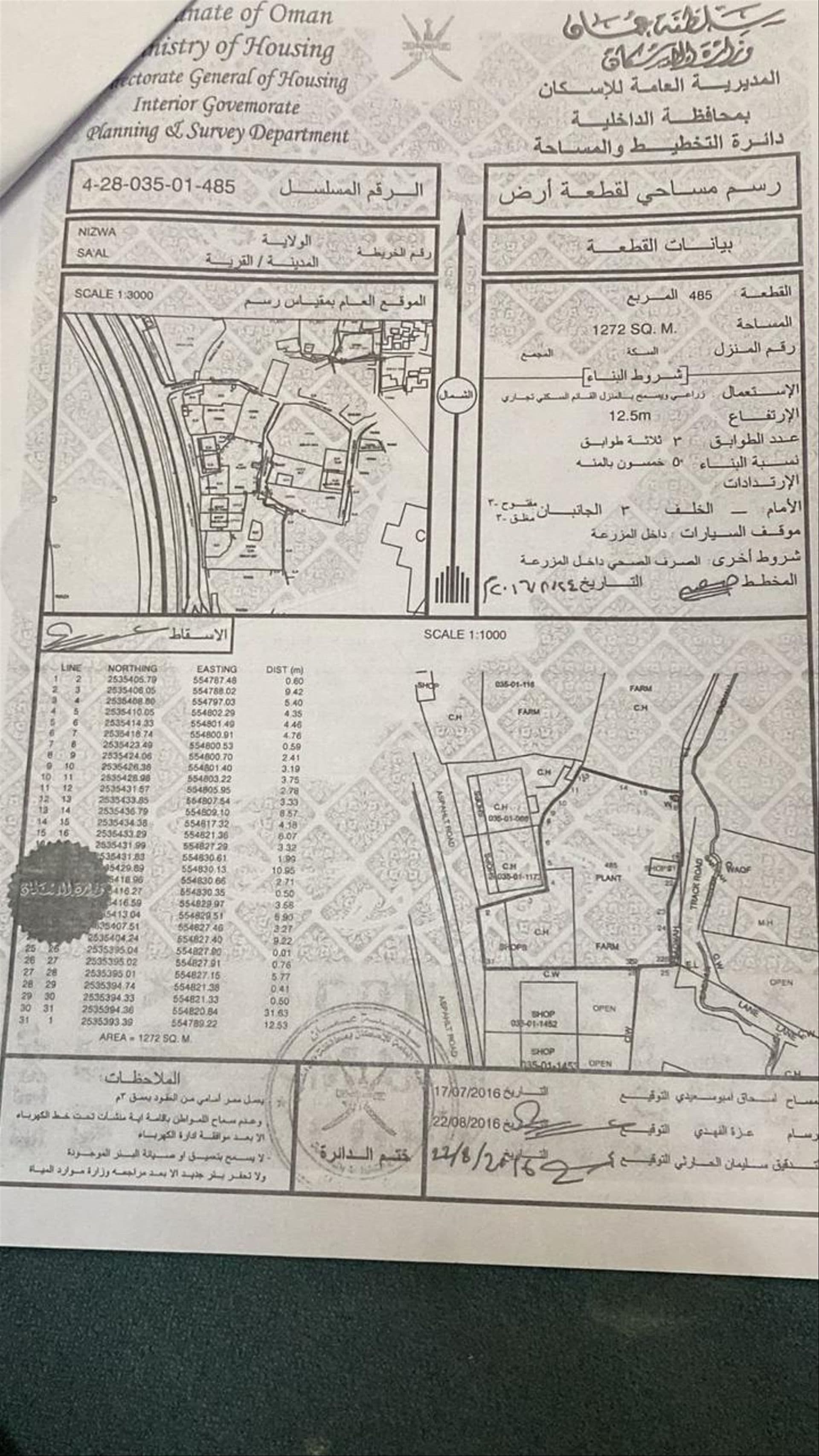 Commercial Land in Nizwa, Nizwa