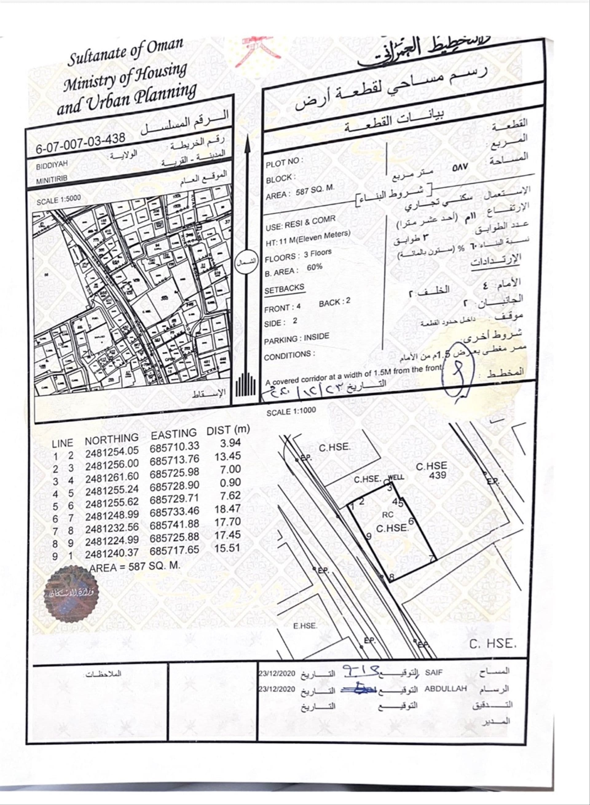 Commercial Land in Ash Sharqiyah North, Bidiyah