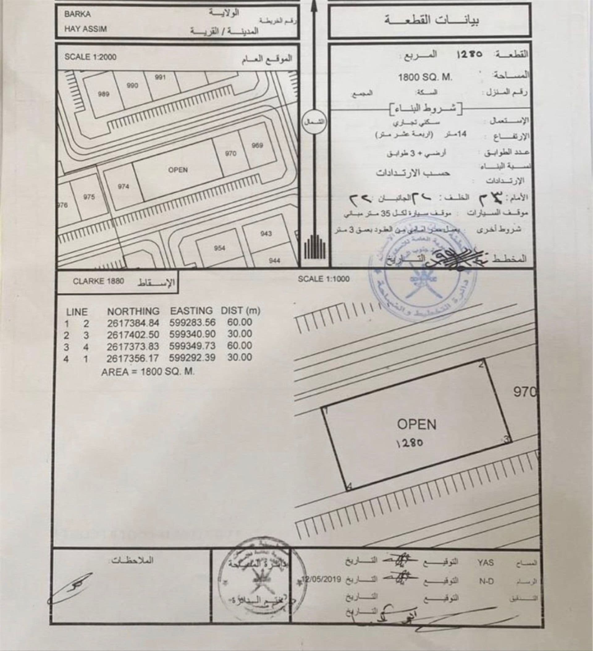 Commercial Land in Barka, Ar Rumays