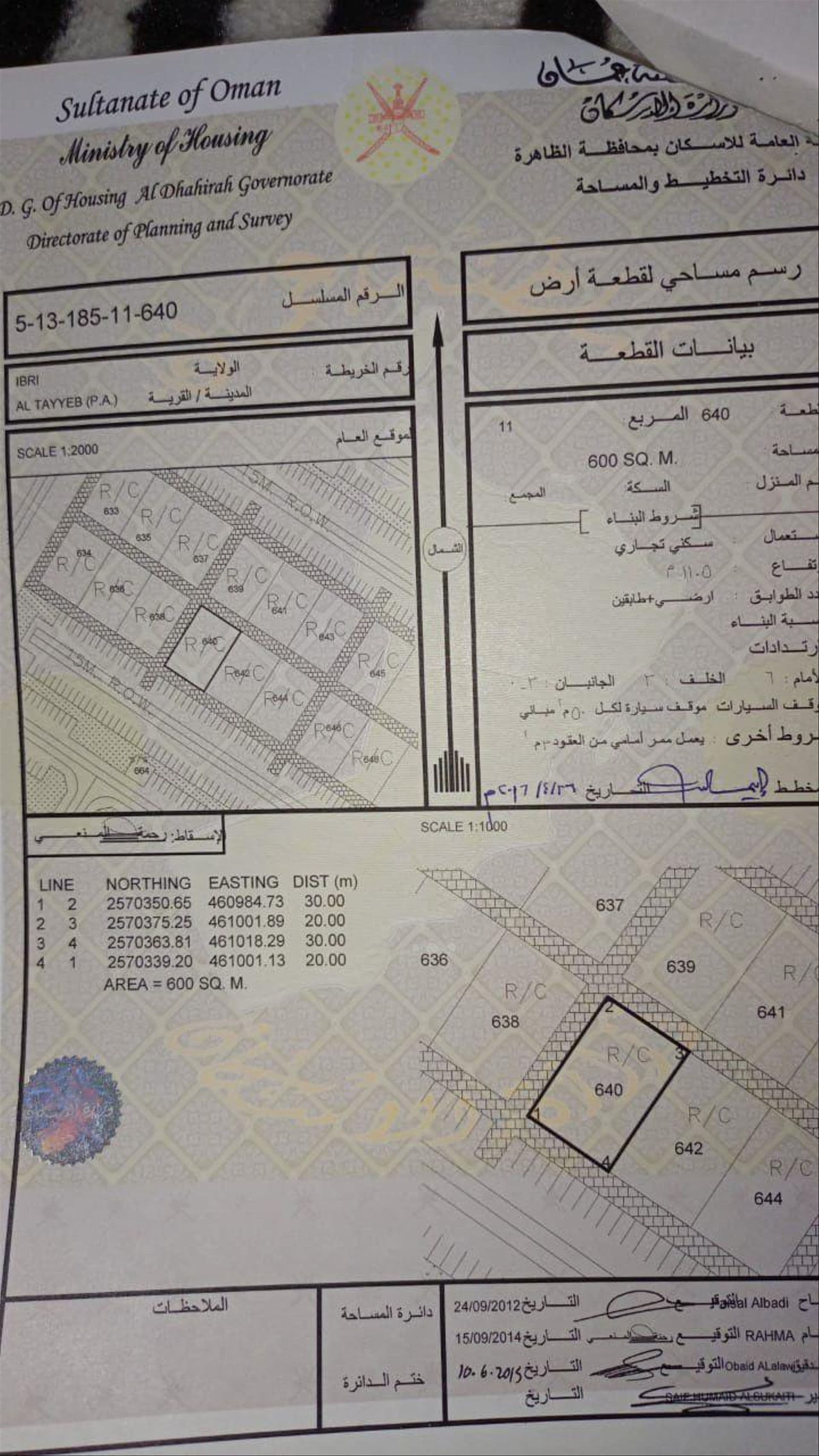 Commercial Land in At Tayyib, Ibri