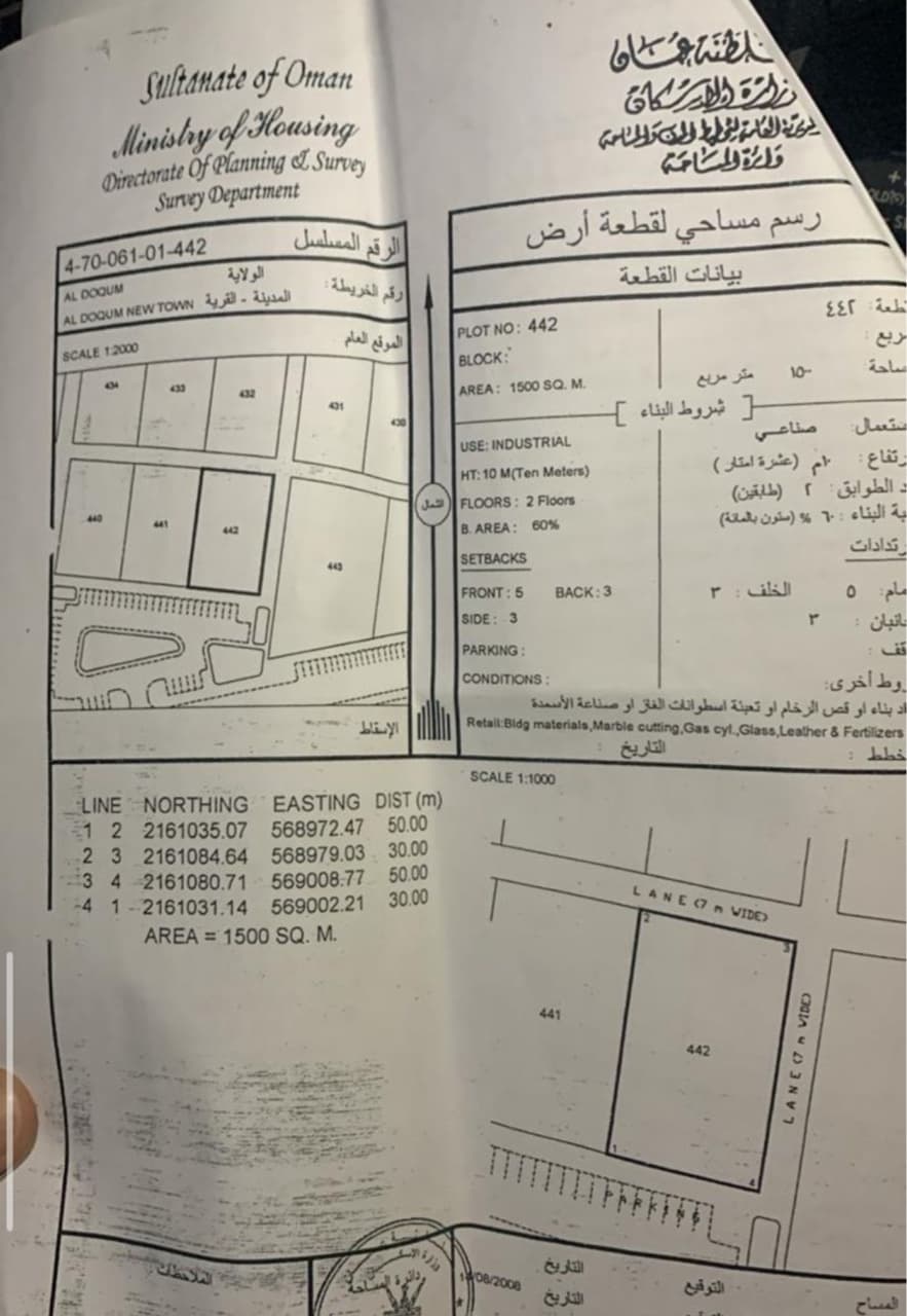 Industrial Land in Al Wusta, Al Hawiyah