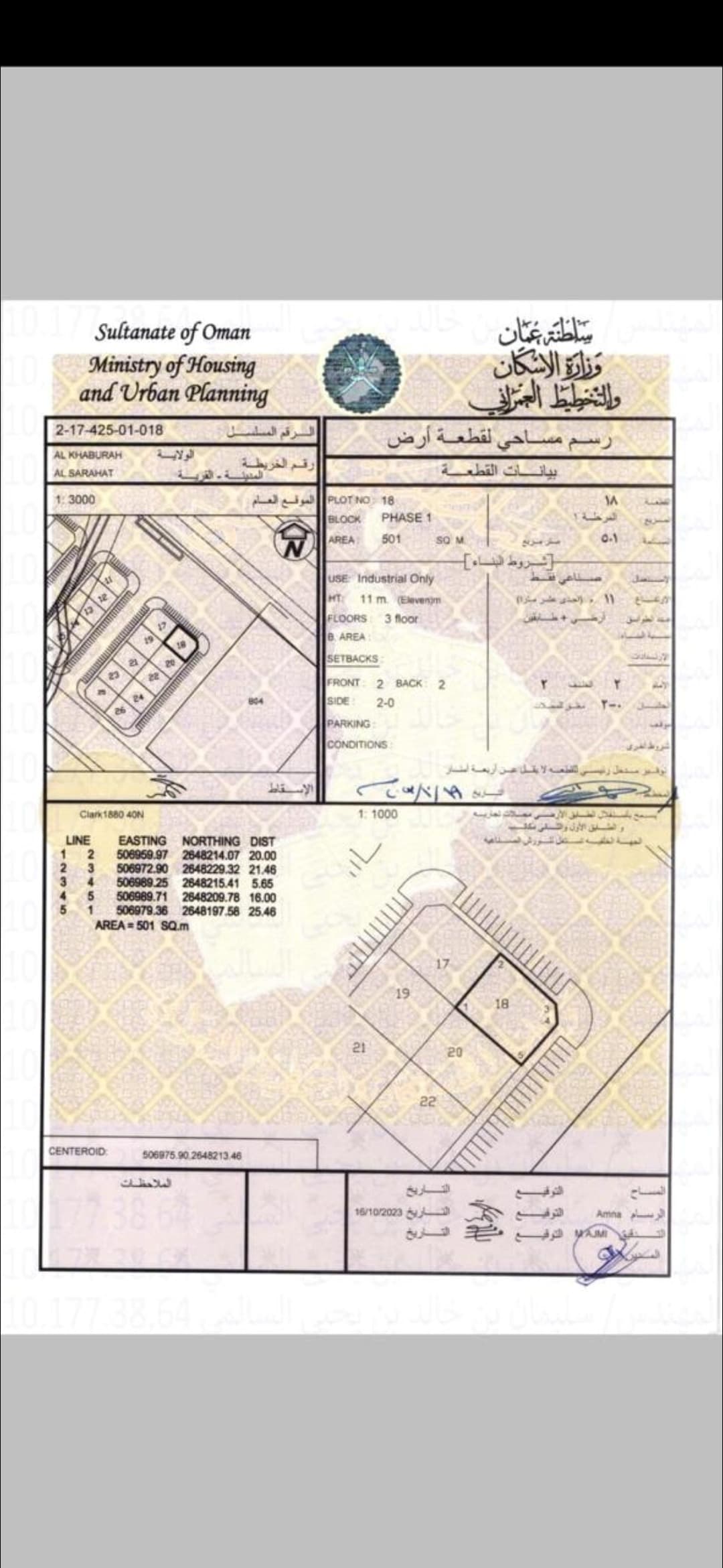 Industrial Land in Al Khaburah, Al Khaburah
