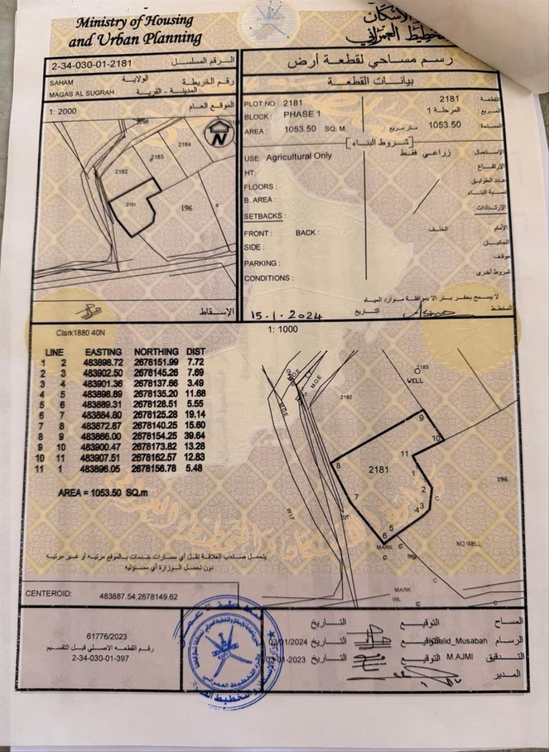 Farm in Al Batinah North, Saham