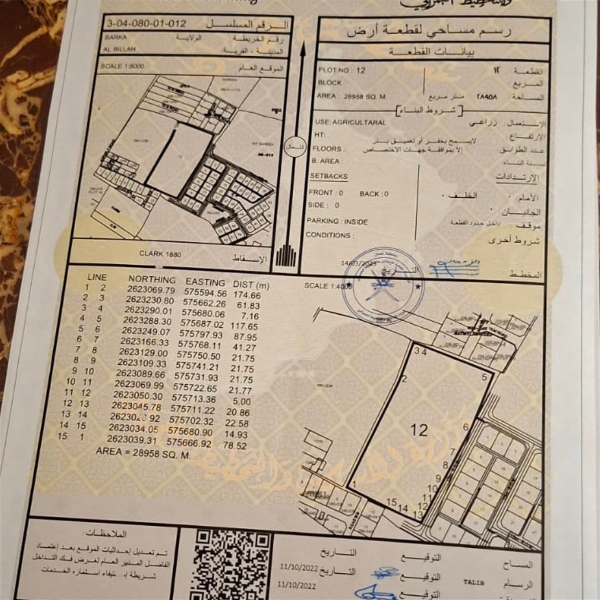 Farm in Barka, Al Hadib