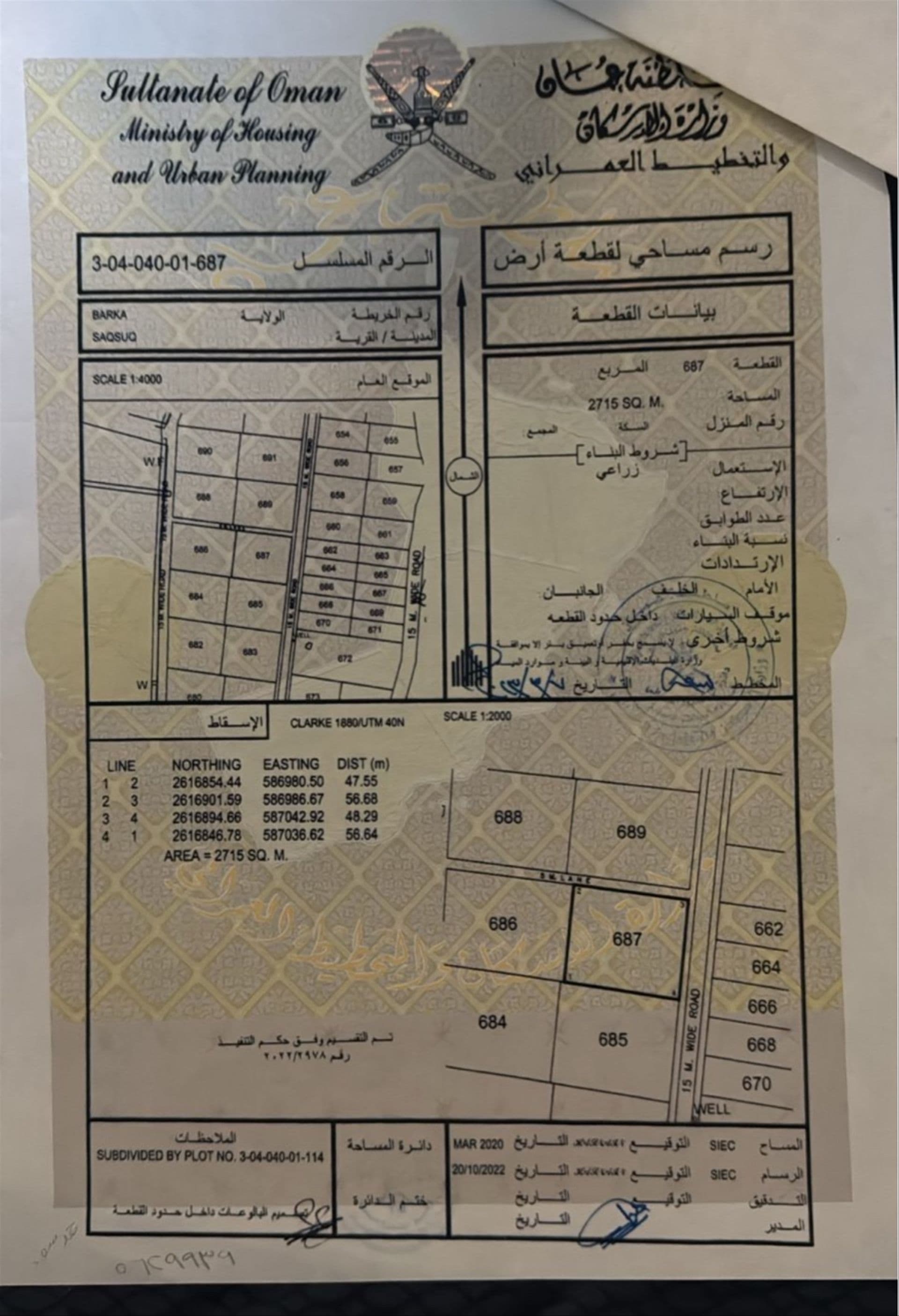 Farm in As Saqsuq, Barka