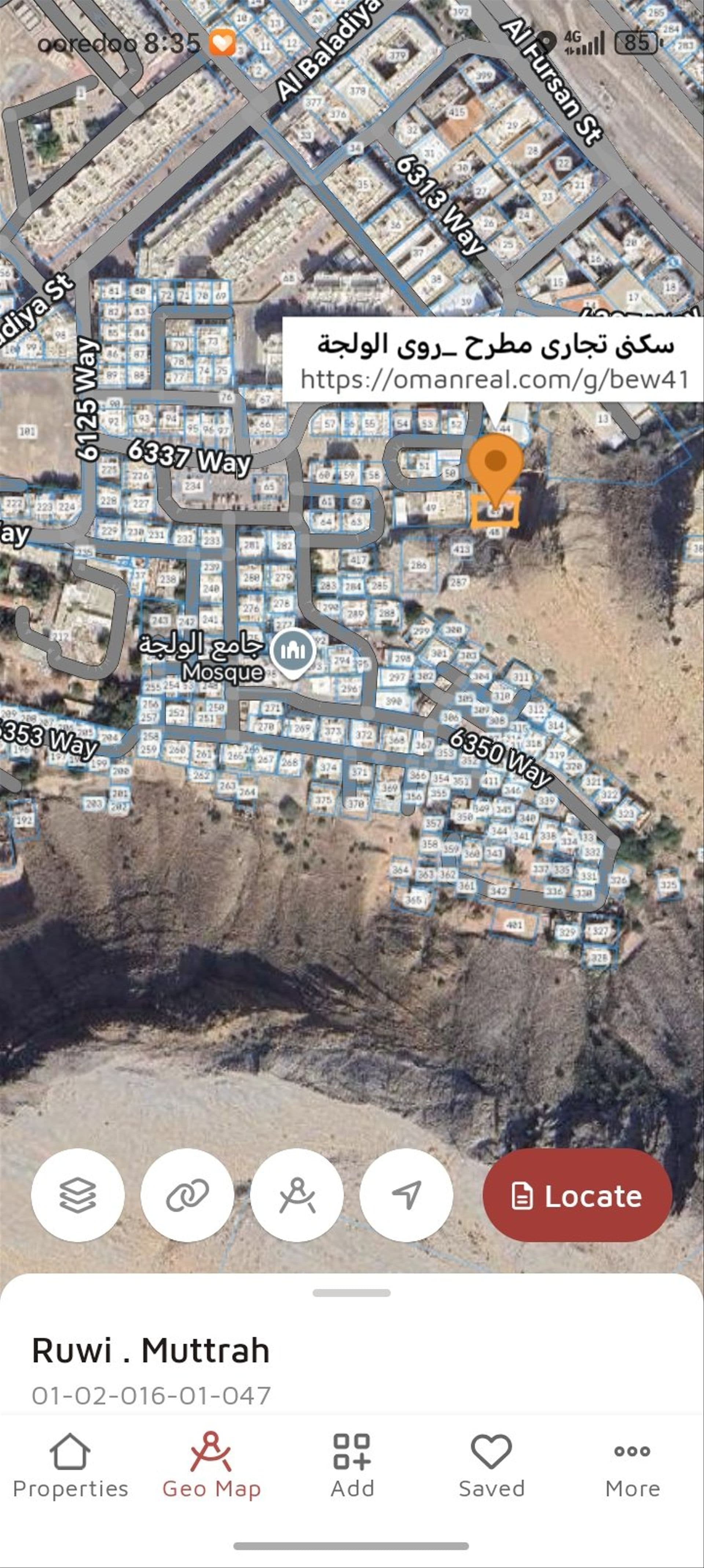 Residential Land in Muttrah, Muscat