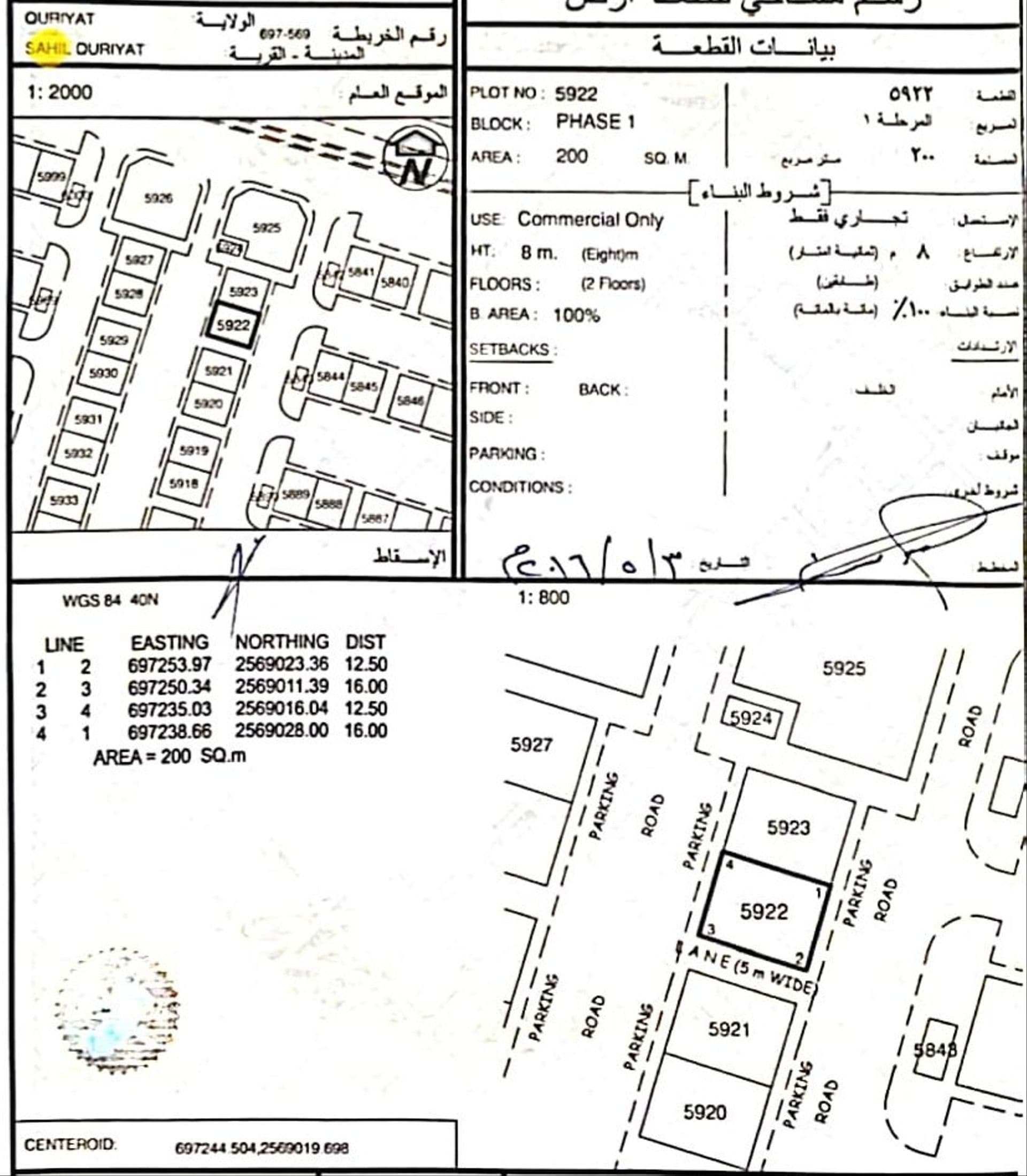 Commercial Land in Al Kuraib, Muscat