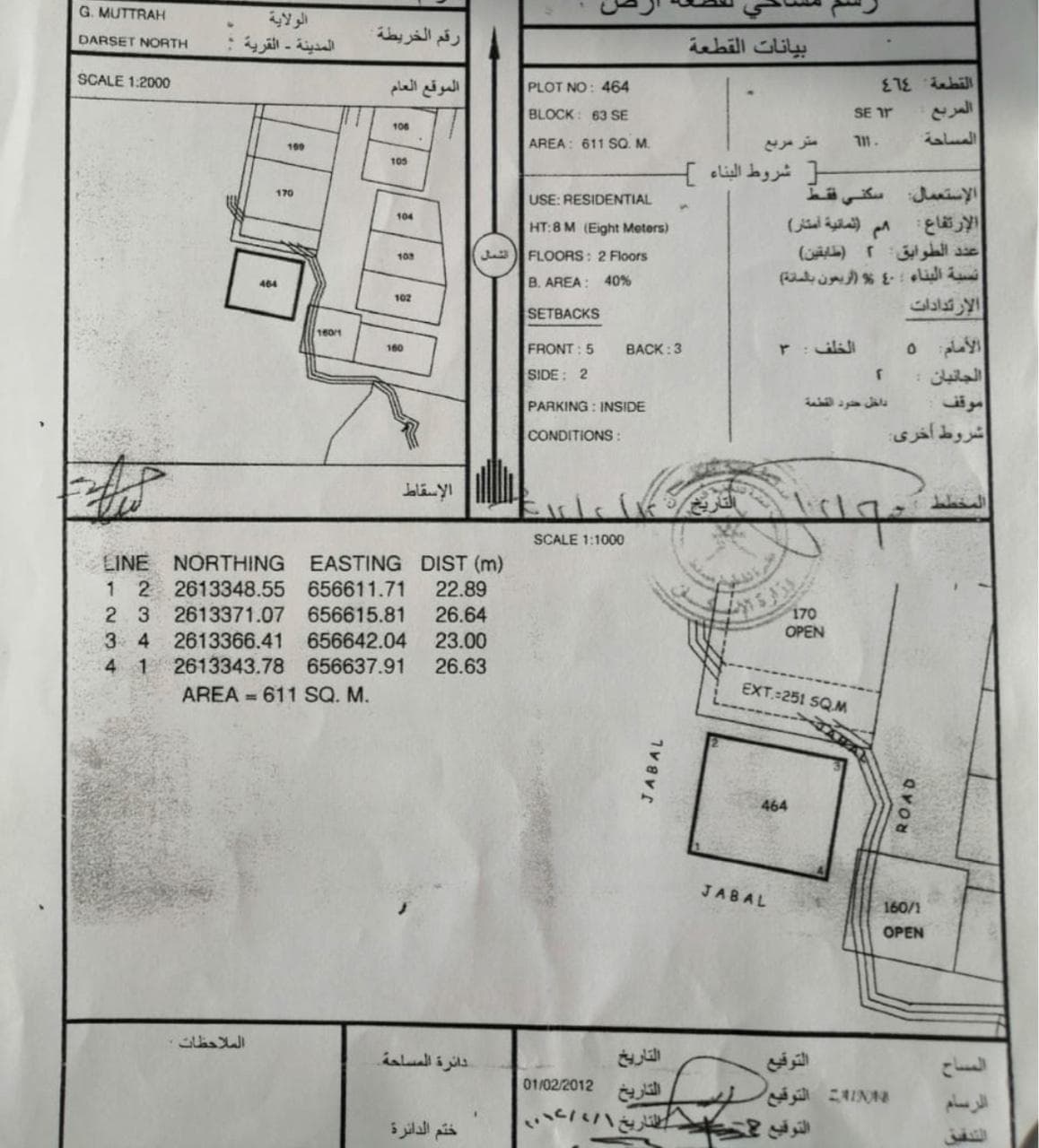 Residential Land in Darsait, Muscat