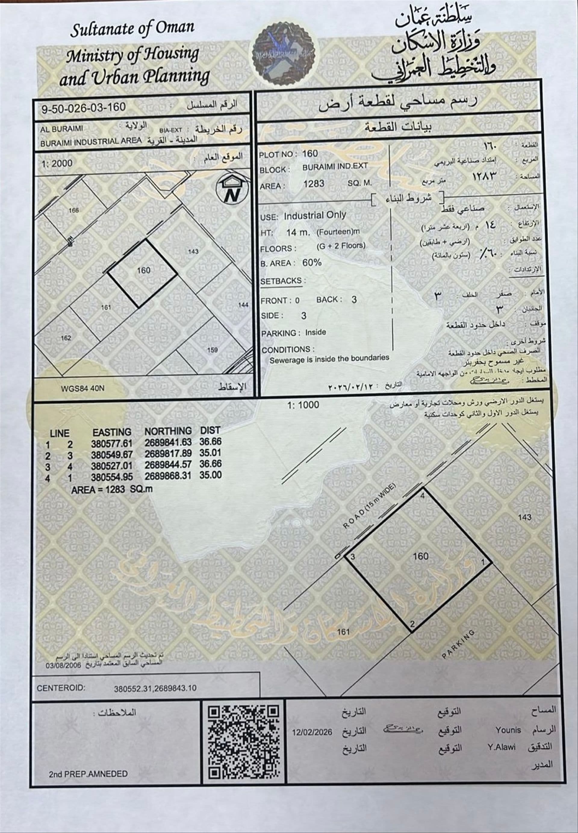 Industrial Land in Ghushabah / Ud Miraykh, Al Buraymi