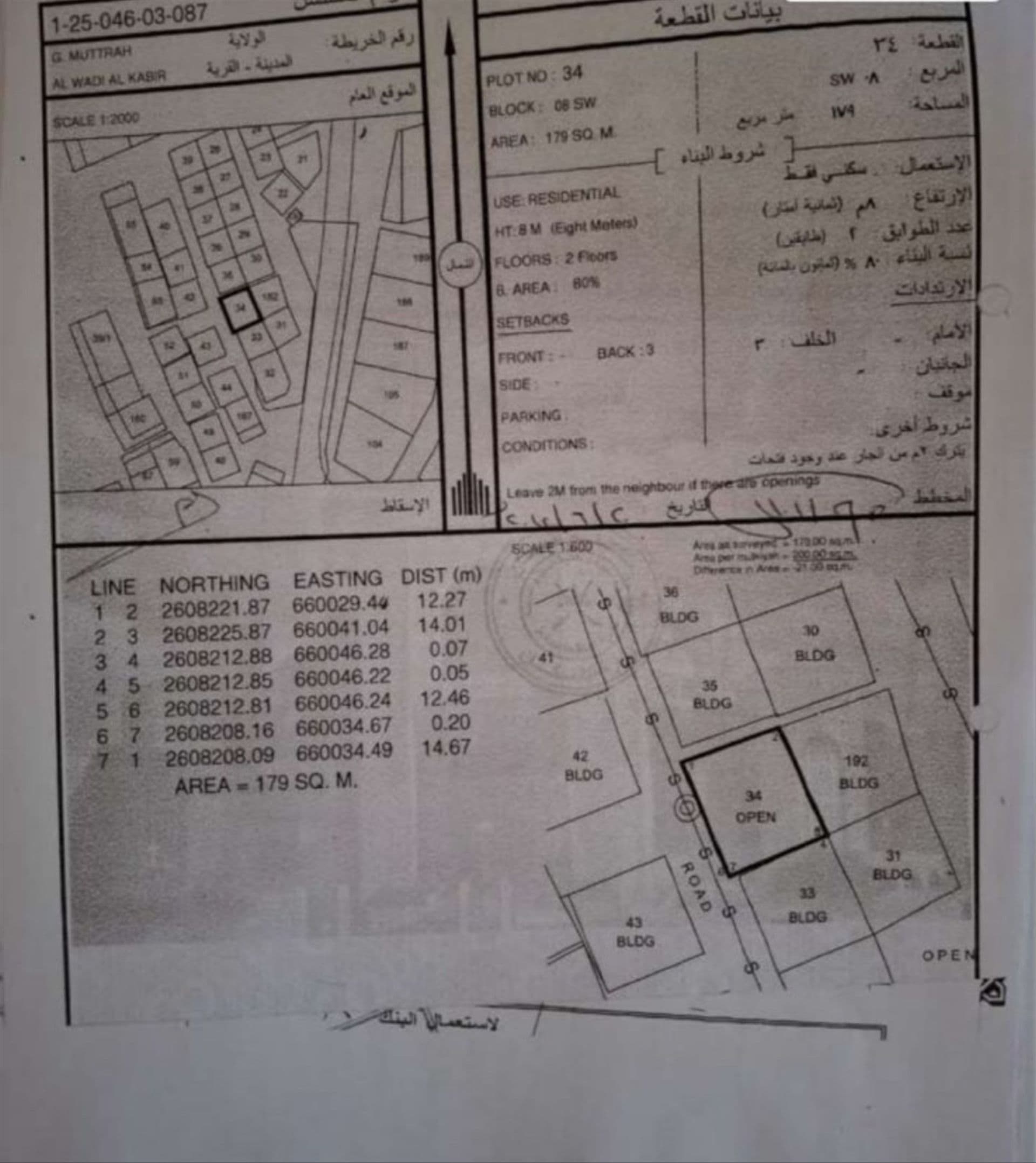 Residential Land in Muttrah, Muscat