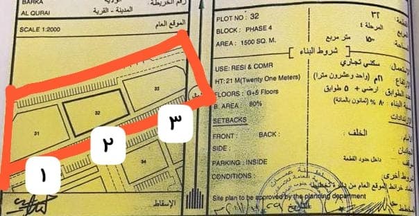 Commercial Land in Qari, Barka