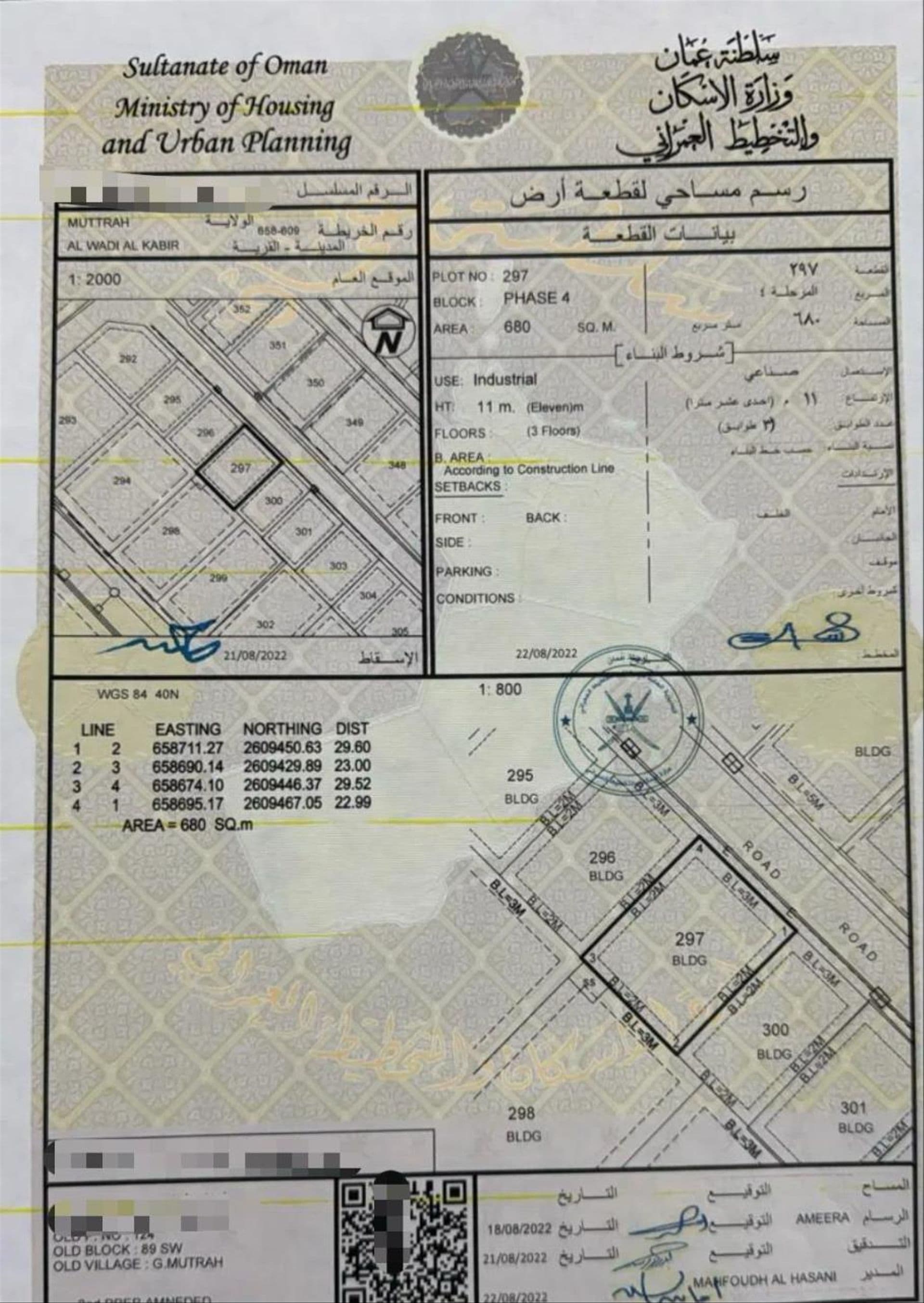 Industrial Land in Muttrah, Muscat